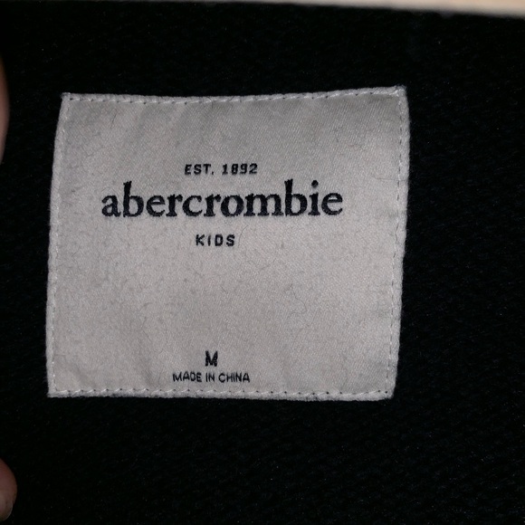 Abercrombie and Fitch Navy Varsity Sweater - Picture 3 of 3